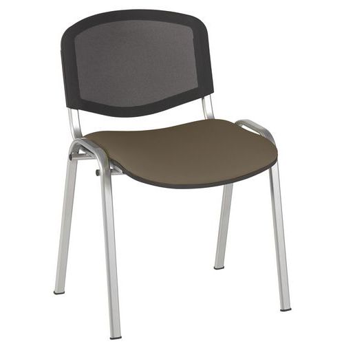 Sedie Bliz Meeting gambe all sed PVC M1 Urban Taupe,