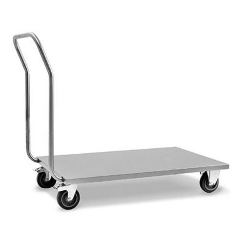 Carrello in acciaio inox AISI 304 600 x 1100 H 970 mm,
