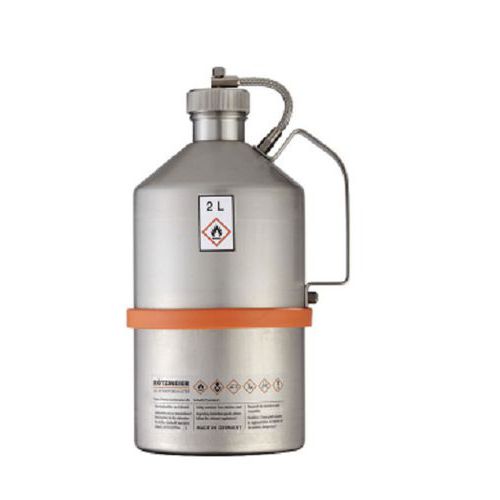 Contenitori inox per infiammabili certificati trasporto 2L,