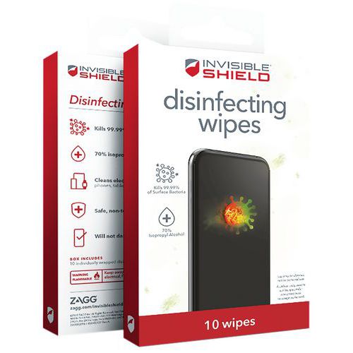 Salviettine disinfettanti InvisibleShield x10,