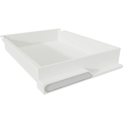 Cassetto E-Clen ergonomico bianco 6cm con proteggi-etichette,