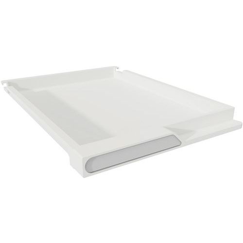 Cassetto E-Clen ergonomico bianco 3cm con proteggi-etichette,