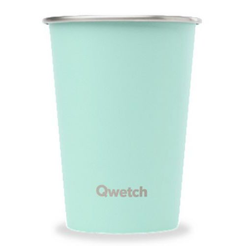 Bicchiere verde in inox - Qwetch 300 mL,