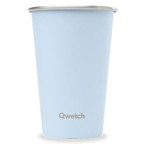 Bicchiere blu in acciaio inox - 470 mL - Qwetch,