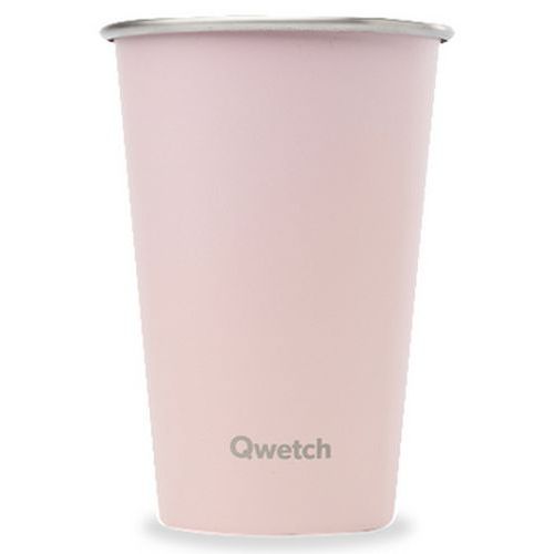 Bicchiere rosa in acciaio inox - 470 mL - Qwetch,