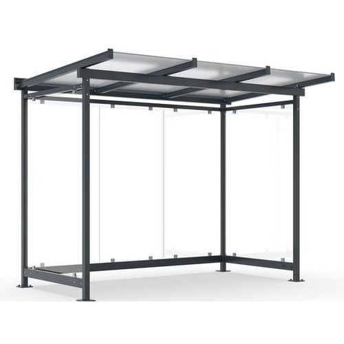 Riparo per biciclette Dresden D3aa zA BS RAL7016,