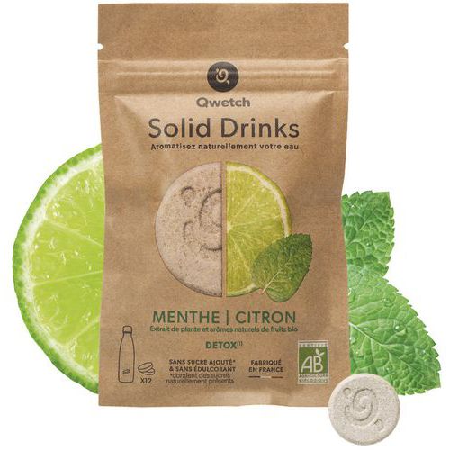 Bevande solide - Menta/limone - Qwetch,