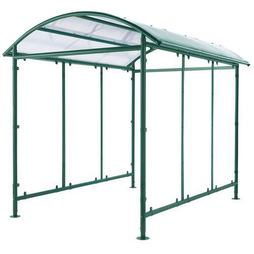 Parcheggio a spiovente per veicoli a due ruote-Verde-Mottez,