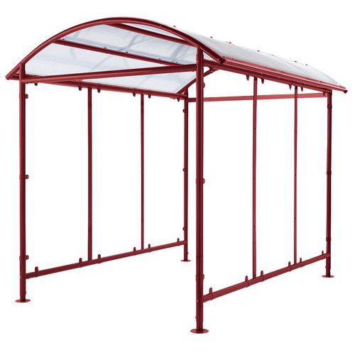 Parcheggio a spiovente per veicoli a due ruote-Rosso-Mottez,