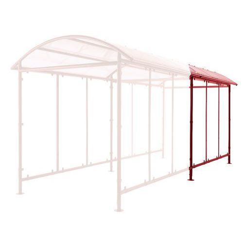 Parcheggio a spiovente due ruote - Estensione-Rosso-Mottez,