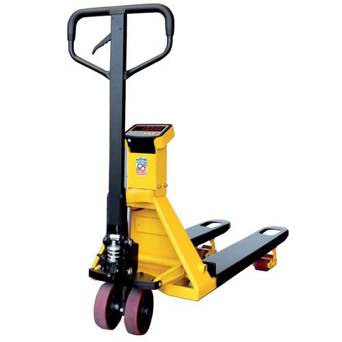 Transpallet pesatore certificato COFRAC - Portata 2000 kg - B3C,