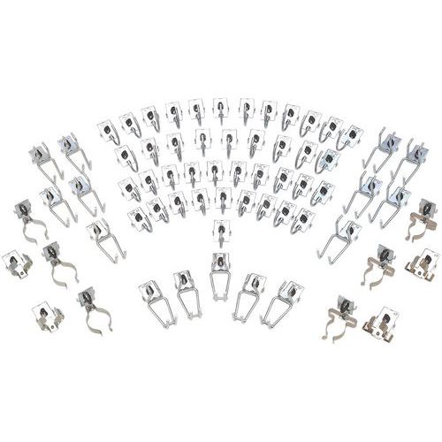 Kit per ganci singoli con 65 ganci,