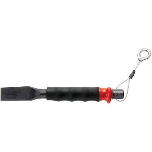 Scalpelli con guaina per meccanici con cavo crimpato rotante,