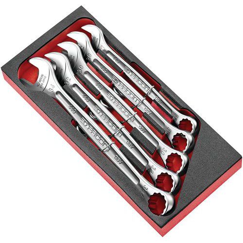 Modulo in espanso a 5 tasti con cavo crimpato scorrevole,