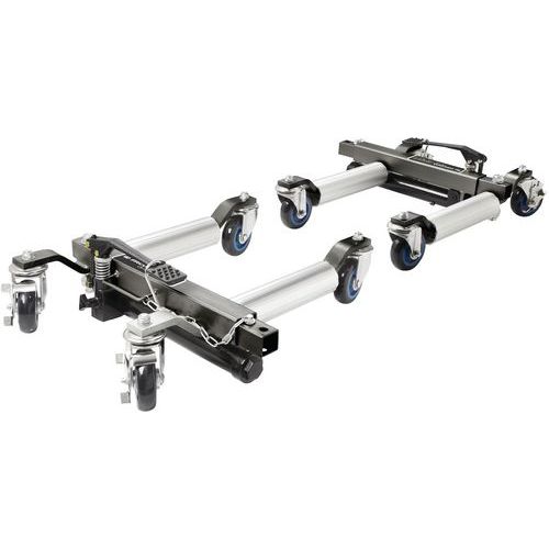 Martinetto idraulico per la movimentazione dei veicoli in officina,