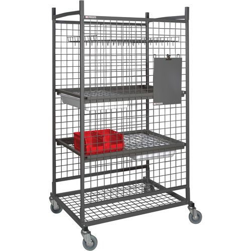 Supporto per riporre parti meccaniche per un facile riordino,