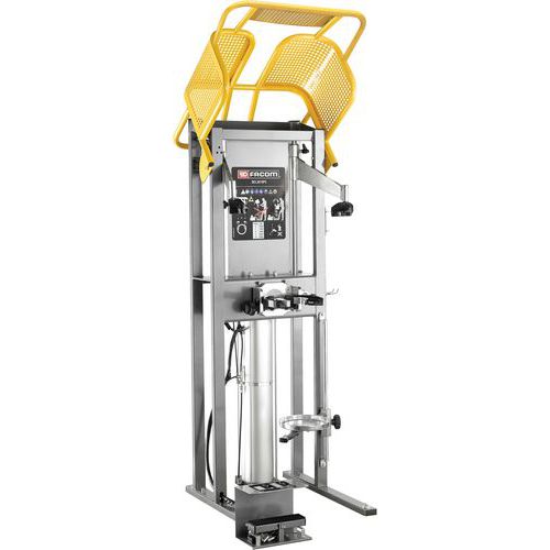 Compressore pneumatico a molle con telaio rinforzato,