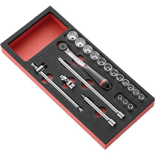 Bussole a cricchetto con modulo in espanso con rialzo da 3/8.,