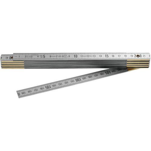 Metro pieghevole resistente satinato,