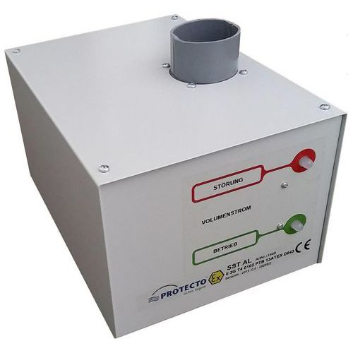 Ventilazione per estrazione per armadio ignifugo PROline F90,