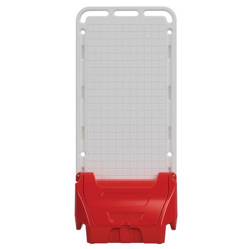 Espositore per affissione mobile - Base rossa,