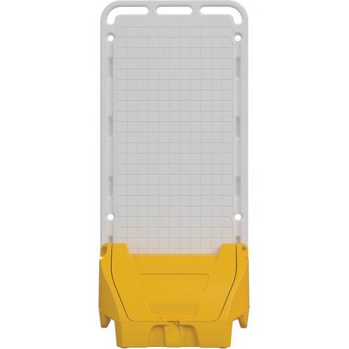 Espositore per affissione mobile - Base gialla,