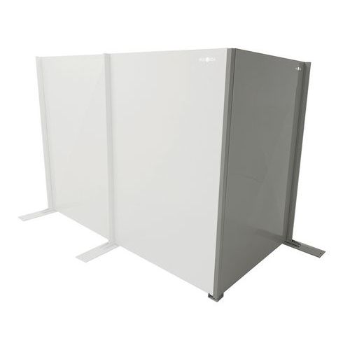 Parete divisoria elemento angolare A 175 x L. 120 cm,