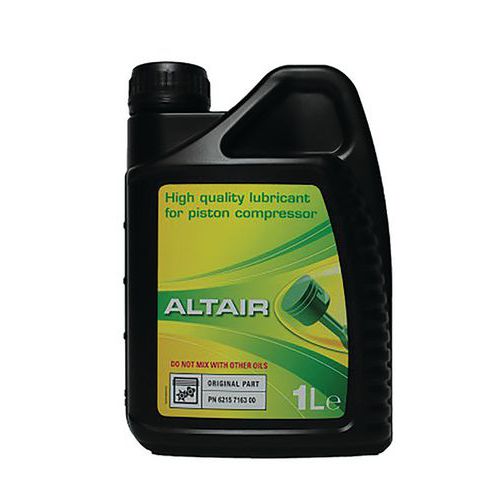 Olio Altair per compressore ad aria – Tanica da 1 L - Abac,