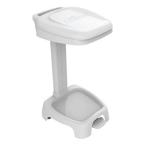 Supporto per sacco da 120L - Coperchio bianco,