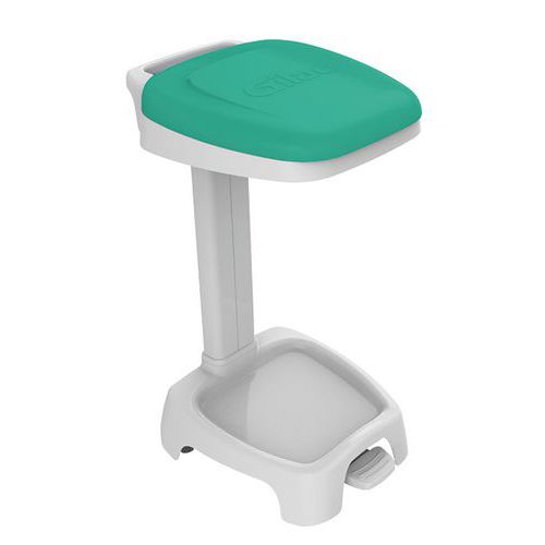 Supporto per sacco da 120L - Coperchio verde,