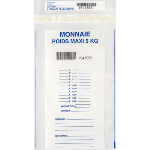 Buste di sicurezza per monete,