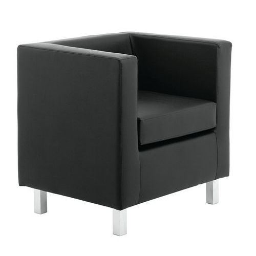 MOD. KUBO 01, ECOPELLE ANTIBATTERICA IGNIFUGA HAPPY NERO,