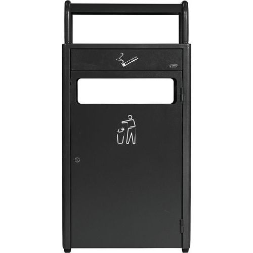 Posacenere-cestino - Antracite - 5,9 + 43 L,