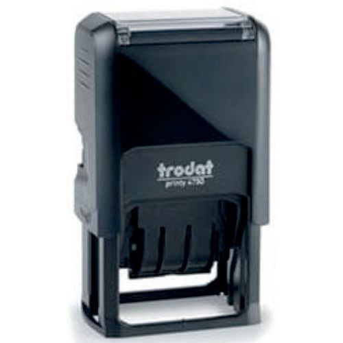 Timbro Pagato il:...da:..-Datario Printy 4750L2-Nero,