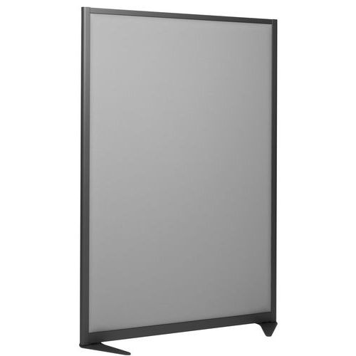 Parete di separazione acustica Ligne M 2000x1000 mm grigio,