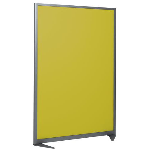 Parete di separazione acustica Ligne M 2000x1000 mm giallo,
