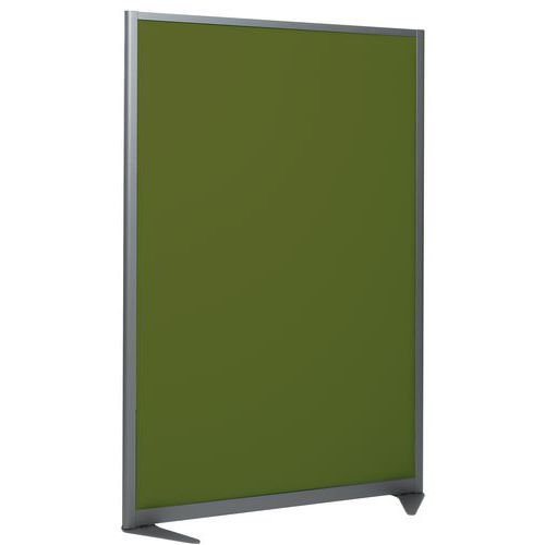 Parete di separazione acustica Ligne M 2000x1000 mm verde,