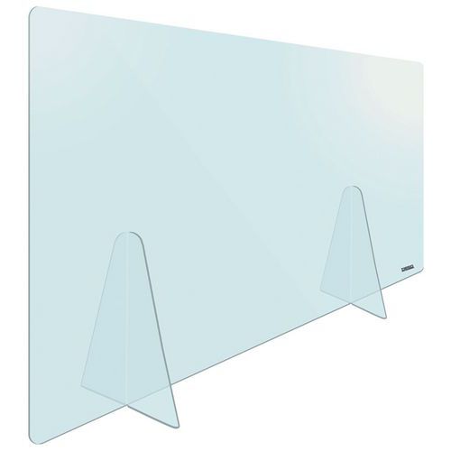 Parete divisoria di protezione per tavolo 65x160cm,