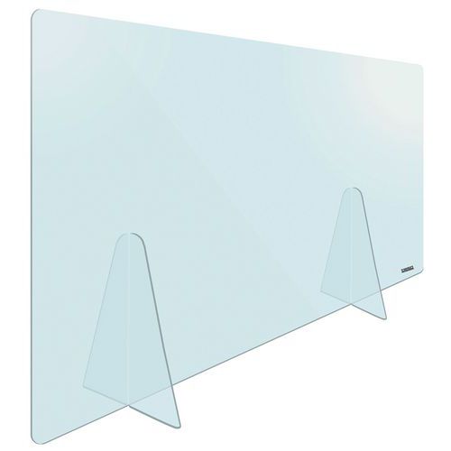 Parete divisoria di protezione per tavolo 65x180cm,