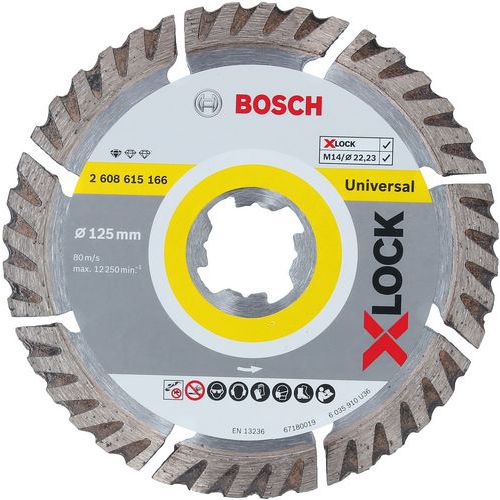 Dischi X-LOCK Diamant Std Universal 125 mm,