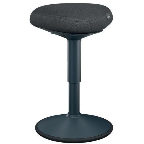 Sgabello Sit Stand attivo con comoda seduta - Nero,