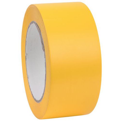 Nastro in PVC di segnalazione giallo,