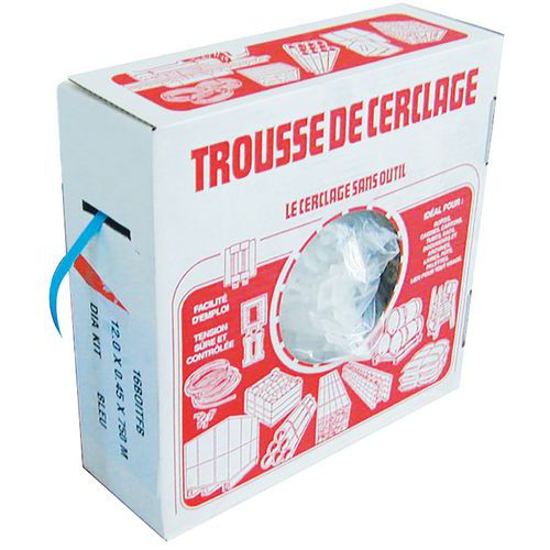 Kit reggiatura PP 12 mm x 750 m,