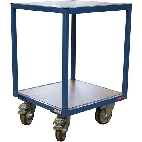 Carrello con 2 ripiani in legno - Portata 400 kg - Fimm,
