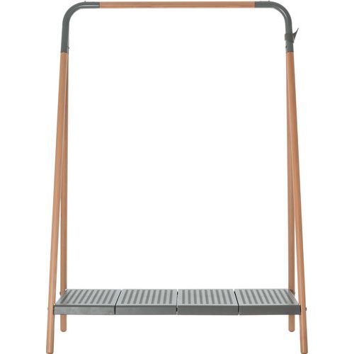 Attaccapanni grigio/faggio - Paperflow,