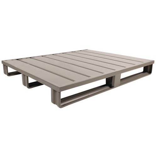 Pallet metallico 1000x1200 mm 3 pattini,