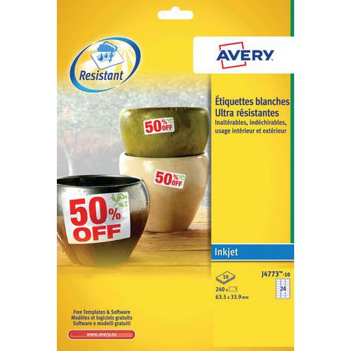 240 Etichette Ultra-Resistenti 63,5X33,9 mm 63,5X33,9 MM,