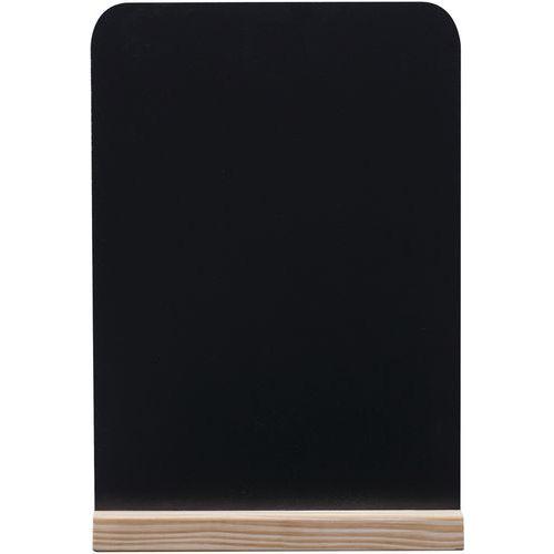 Espositore da tavolo ardesia e legno A5 - Bi-Silque,