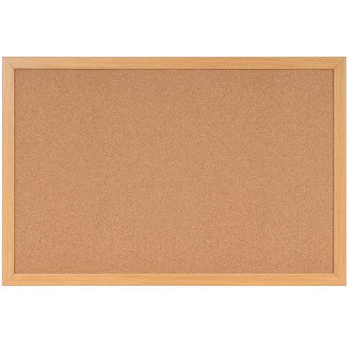 Pannello per affissioni in sughero cornice legno 1200x900,