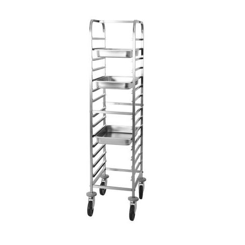 Portateglie 14xGN 1/1, guide a C,